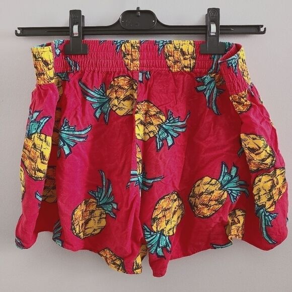 Aerie Pink and Pineapple Sleep Shorts XL - Picture 2 of 10